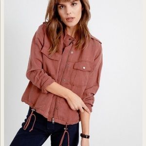 NWT RAILS Collins jacket in sangria